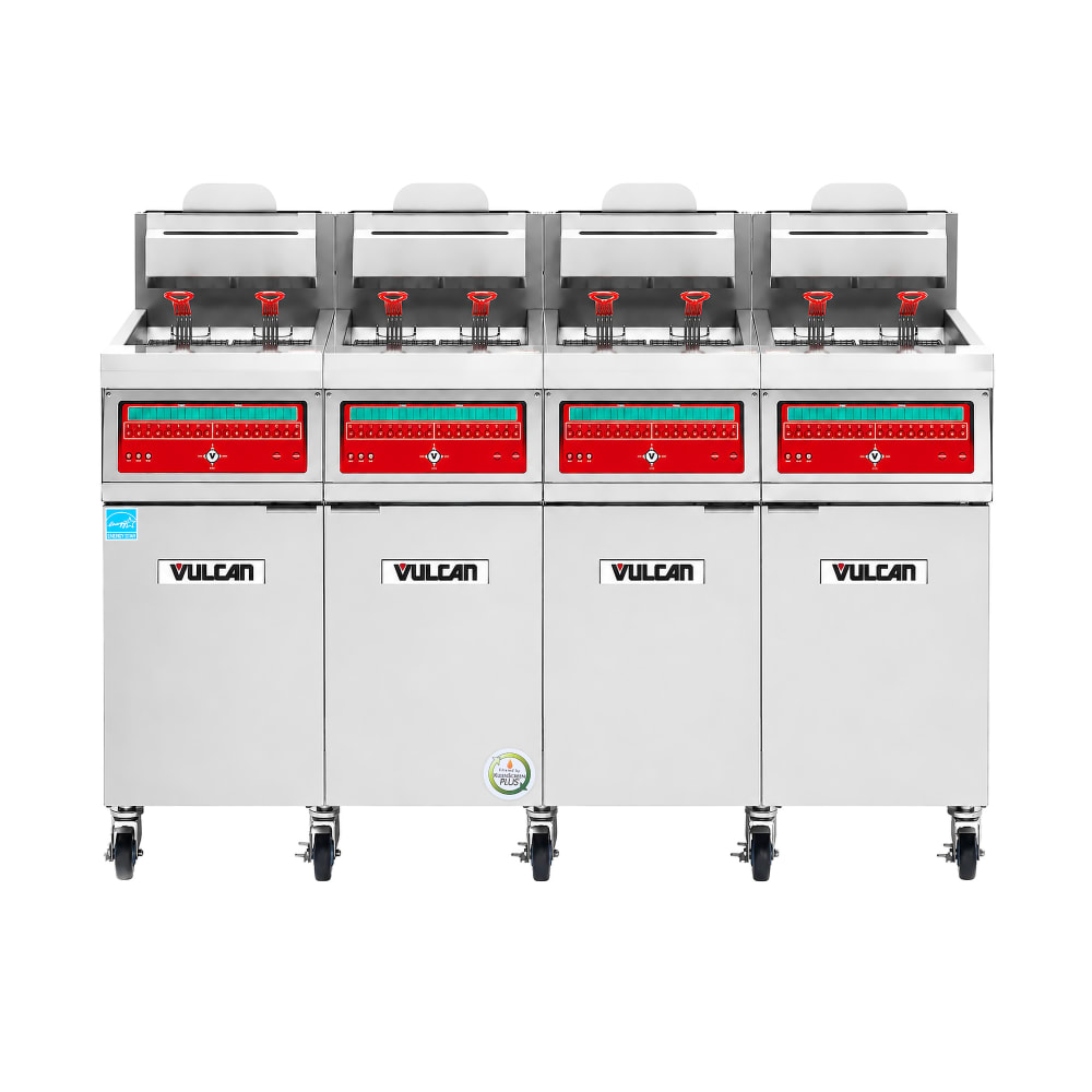 207-4VHG50CFLP QuickFry™ Gas Fryer - (4) 50 lb Vats, Floor Model, Liquid Propane