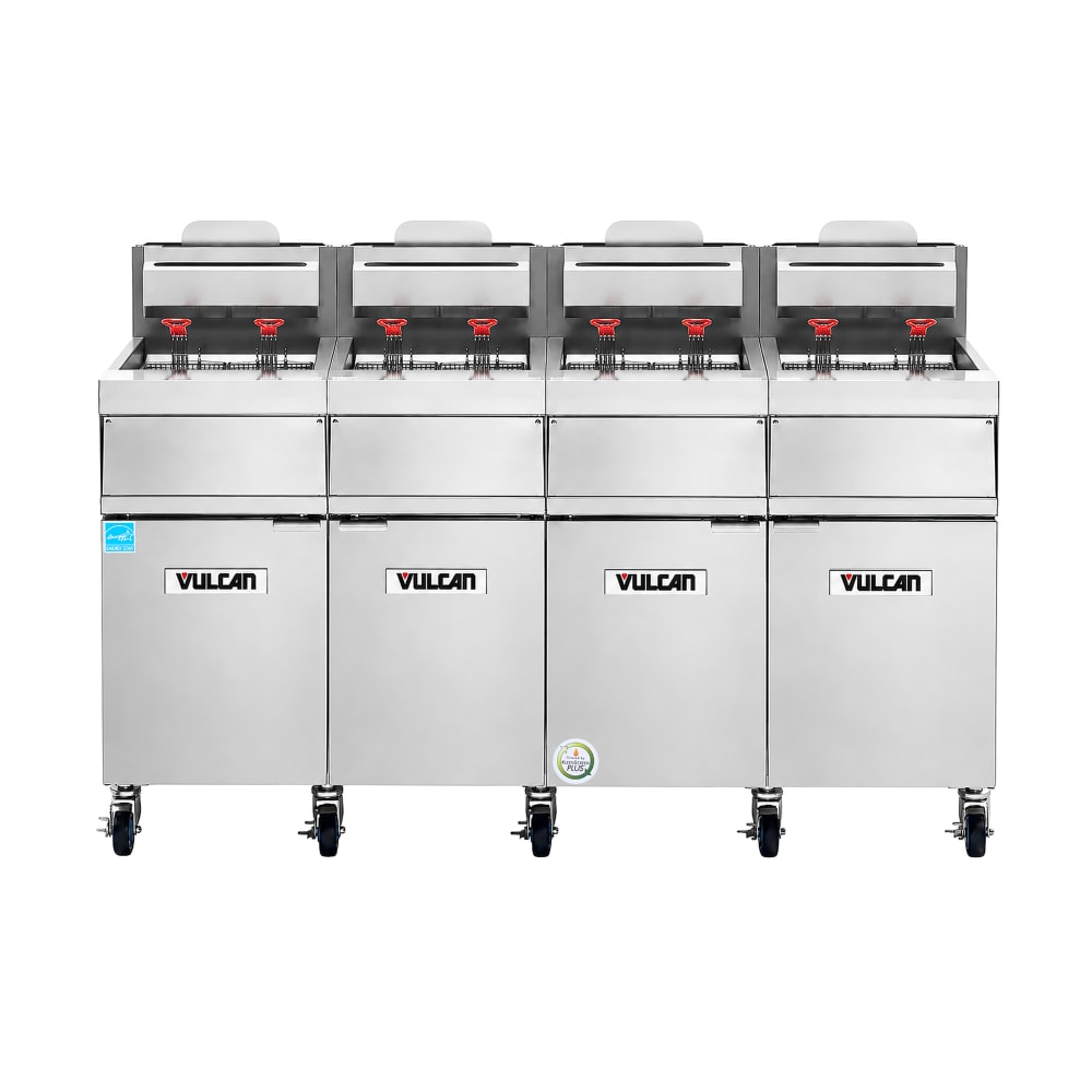 207-4VHG75AFLP QuickFry™ Gas Fryer - (4) 70 lb Vats, Floor Model, Liquid Propane