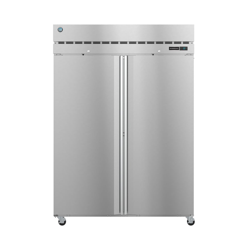 440-R2AFS Steelheart 55" Two Section Reach In Refrigerator, (2) Left/Right Hinge Solid Doors...