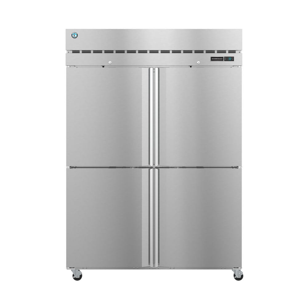 440-R2AHA Steelheart 55" Two Section Reach In Refrigerator, (4) Left/Right Hinge Solid Doors...