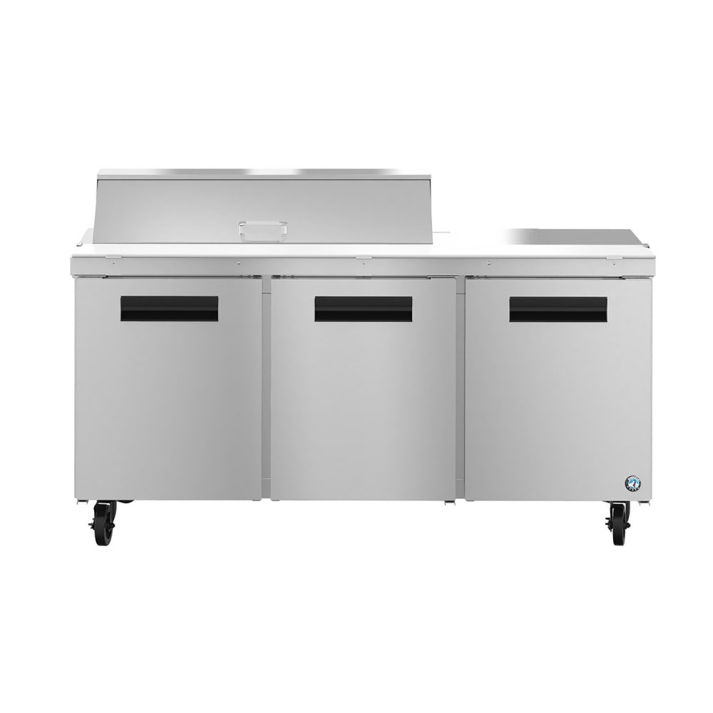 440-SR72B12 72" Steelheart Sandwich/Salad Prep Table w/ Refrigerated Base, 115v