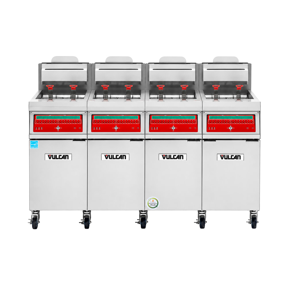 207-4VHG75CFLP QuickFry™ Gas Fryer - (4) 70 lb Vats, Floor Model, Liquid Propane