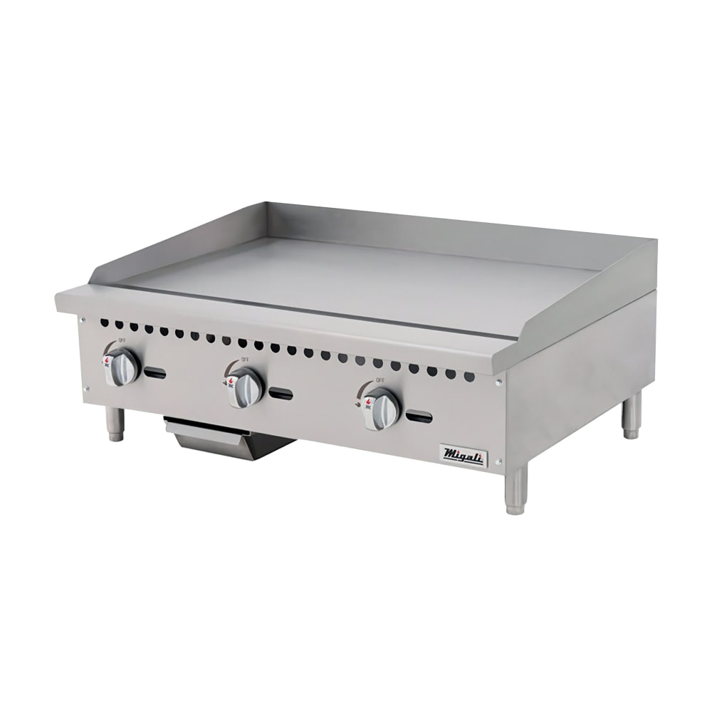 338-CG36 36" Gas Griddle w/ Manual Controls - 3/4" Steel Plate, Natural Gas