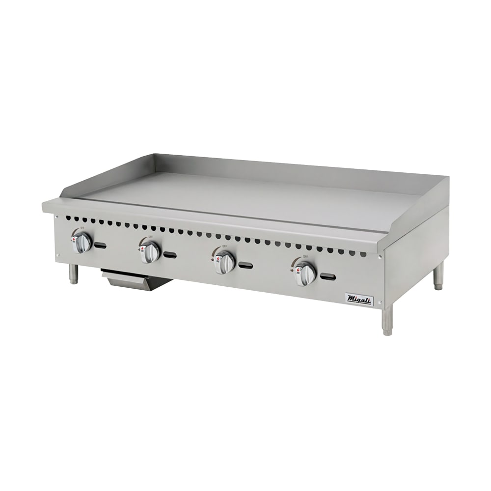 338-CG48 48" Gas Griddle w/ Manual Controls - 3/4" Steel Plate, Natural Gas