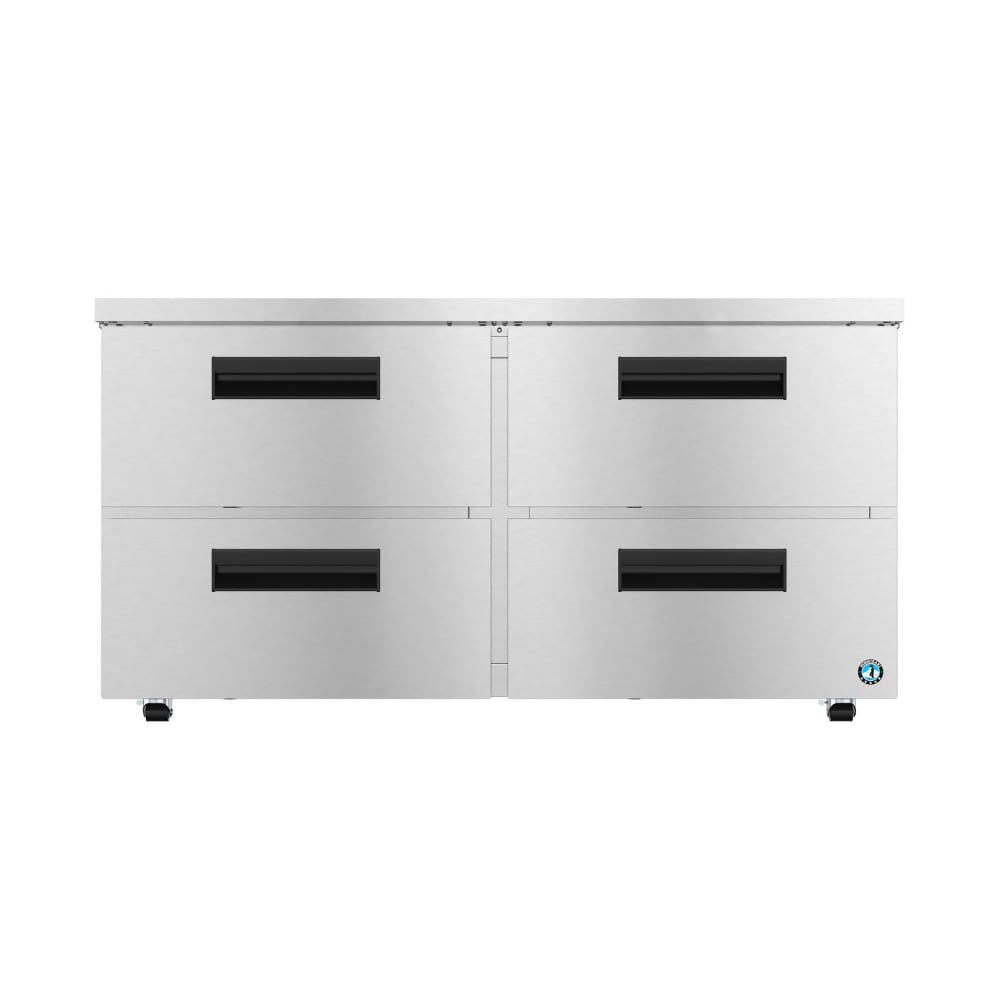 440-UR60BLPD4 60" Steelheart Undercounter Refrigerator w/ 4 Drawers, 115v