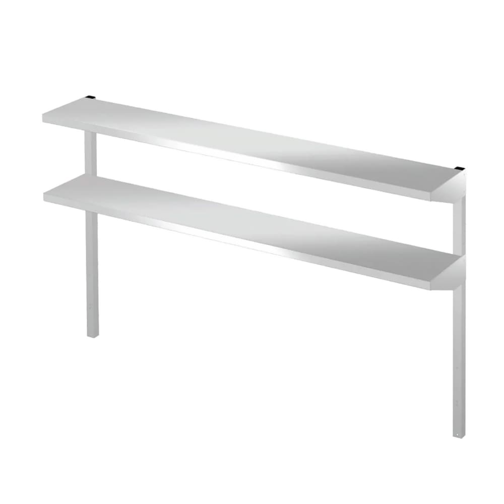 440-HS5163 Double Overshelf for 27" Undercounter, Worktop, & Prep Table Refrigerators, S...