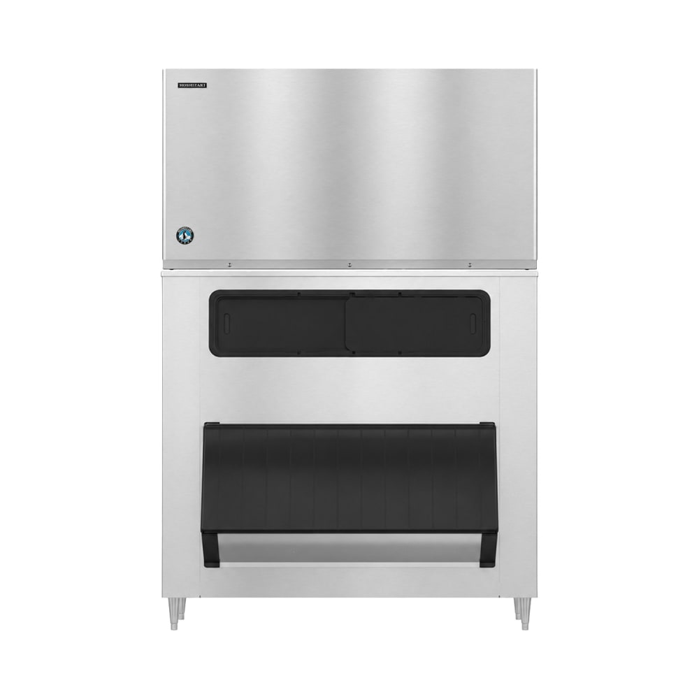 440-KM130SWJ3B1500 1360 lb KM Series Crescent Cube Ice Machine w/ Bin - 1500 lb Storage, Water Co...