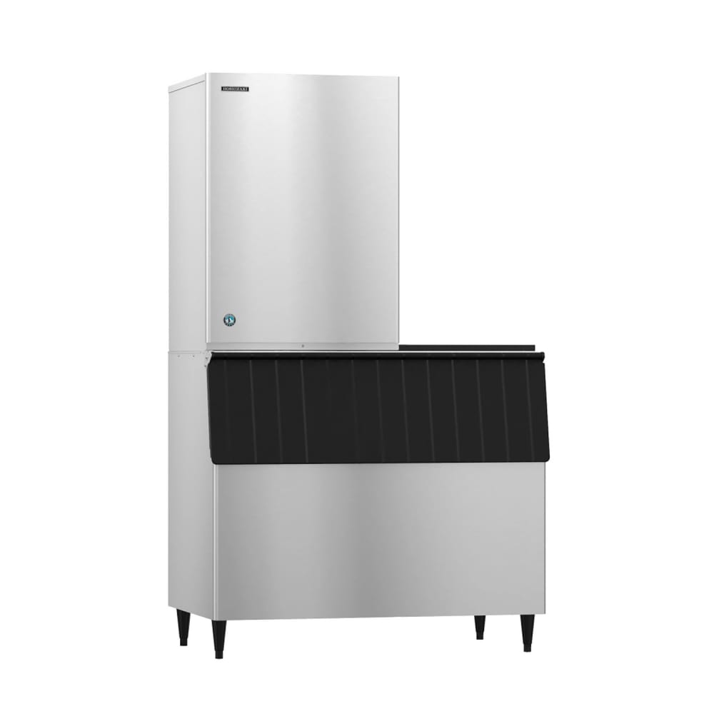 440-KM1340MWJB900HS2 1323 lb KM Series Crescent Cube Ice Machine w/ Bin - 900 lb Storage, Water C...