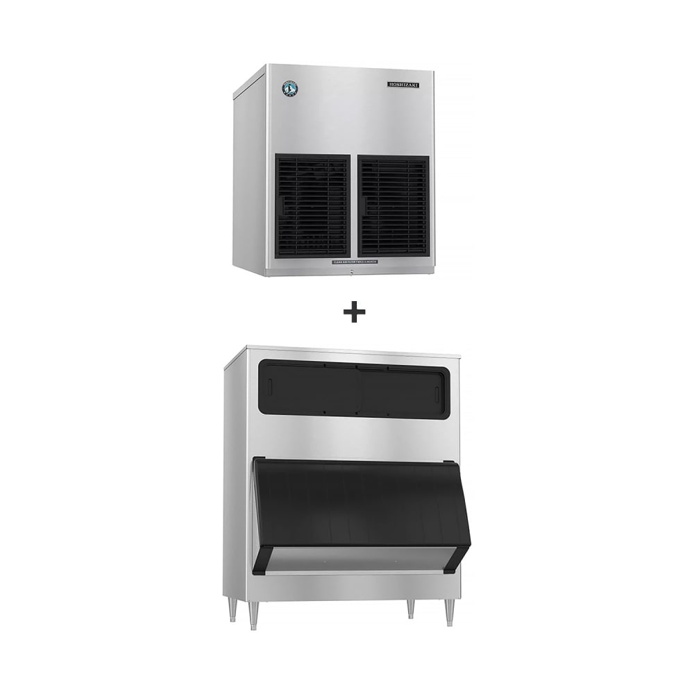 440-F1002MAJB1150 980 lb F Series  Flake Ice Machine w/ Bin - 1148 lb Storage, Air Cooled, 115v