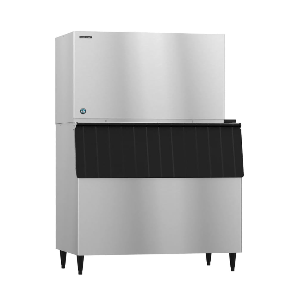 440-KM1301SWJB800 1247 lb KM Series Crescent Cube Ice Machine w/ Bin - 800 lb Storage, Water Cool...