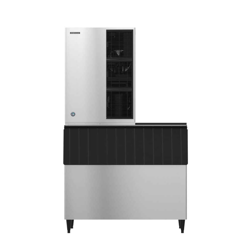 440-KM1340MAJB900HS2 1275 lb KM Series Crescent Cube Ice Machine w/ Bin - 900 lb Storage, Air Coo...