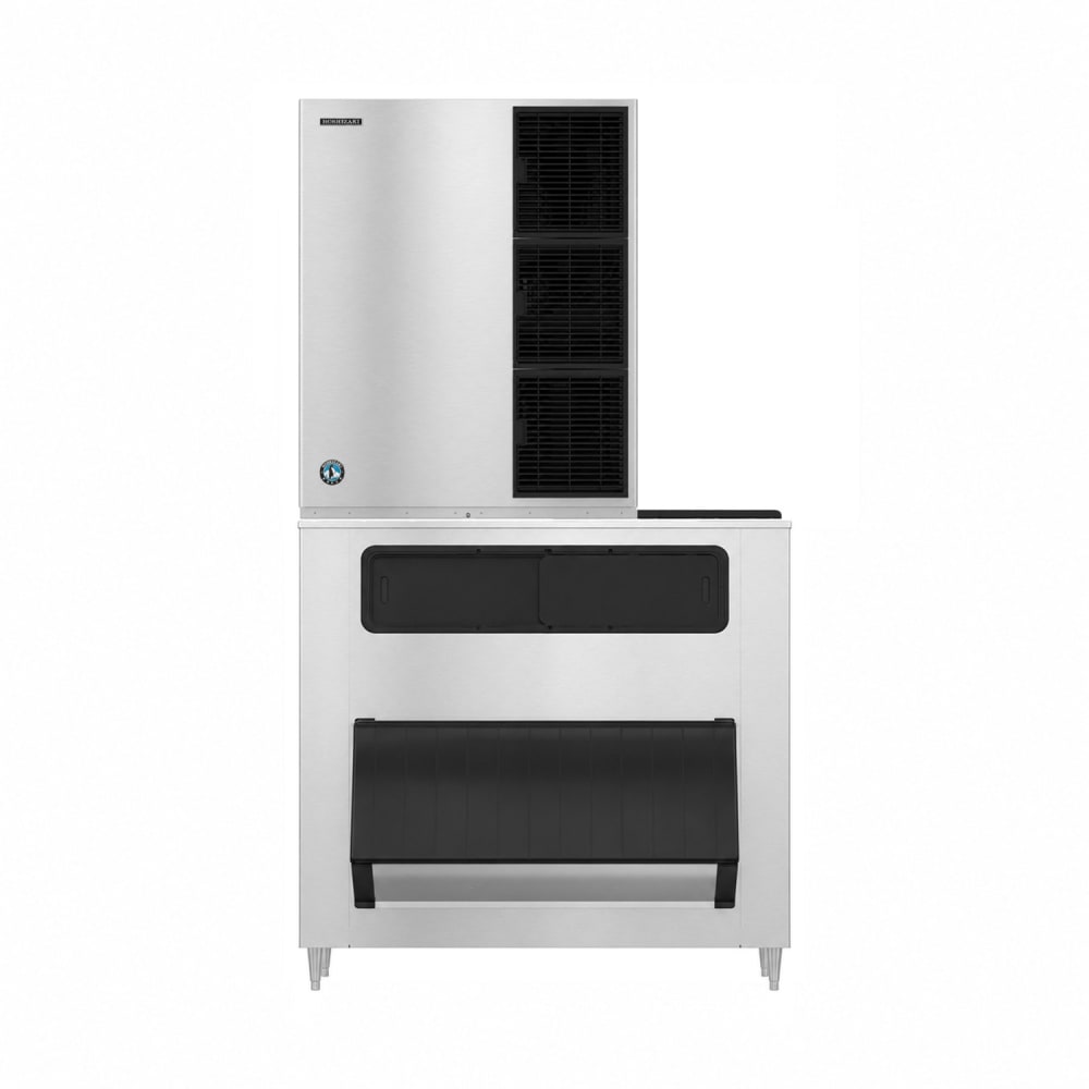 440-KM1340MAJB1300 1275 lb KM Series Crescent Cube Ice Machine w/ Bin - 1304 lb Storage, Air Cool...