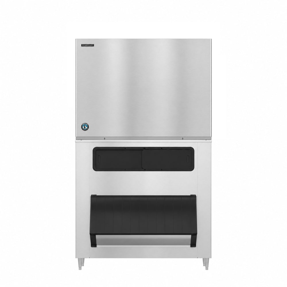 440-KM1301SWJ3B1150 1360 lb KM Series Crescent Cube Ice Machine w/ Bin - 1148 lb Storage, Water C...
