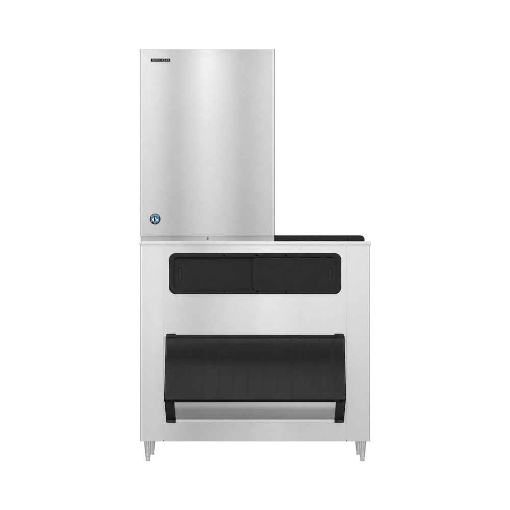 440-KM1340MWJB1300 1323 lb KM Series Crescent Cube Ice Machine w/ Bin - 1304 lb Storage, Water Co...