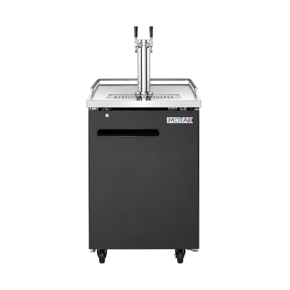 999-MRDD1S1 23 1/2" Kegerator Beer Dispenser w/ 1 Keg Capacity - 1 Column, Black, 115v