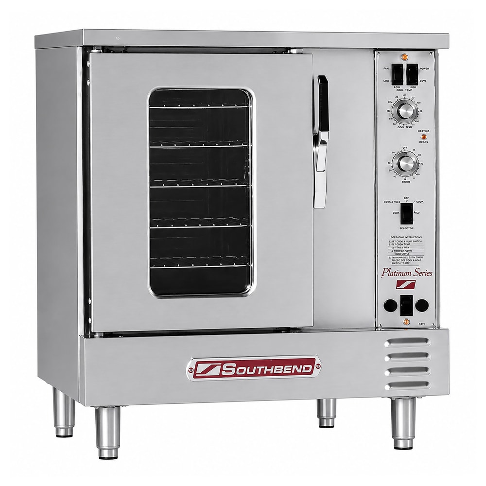 348-PCHE75ST2401 Platinum Single Half Size Convection Oven - 7.5kW, 240v/1ph