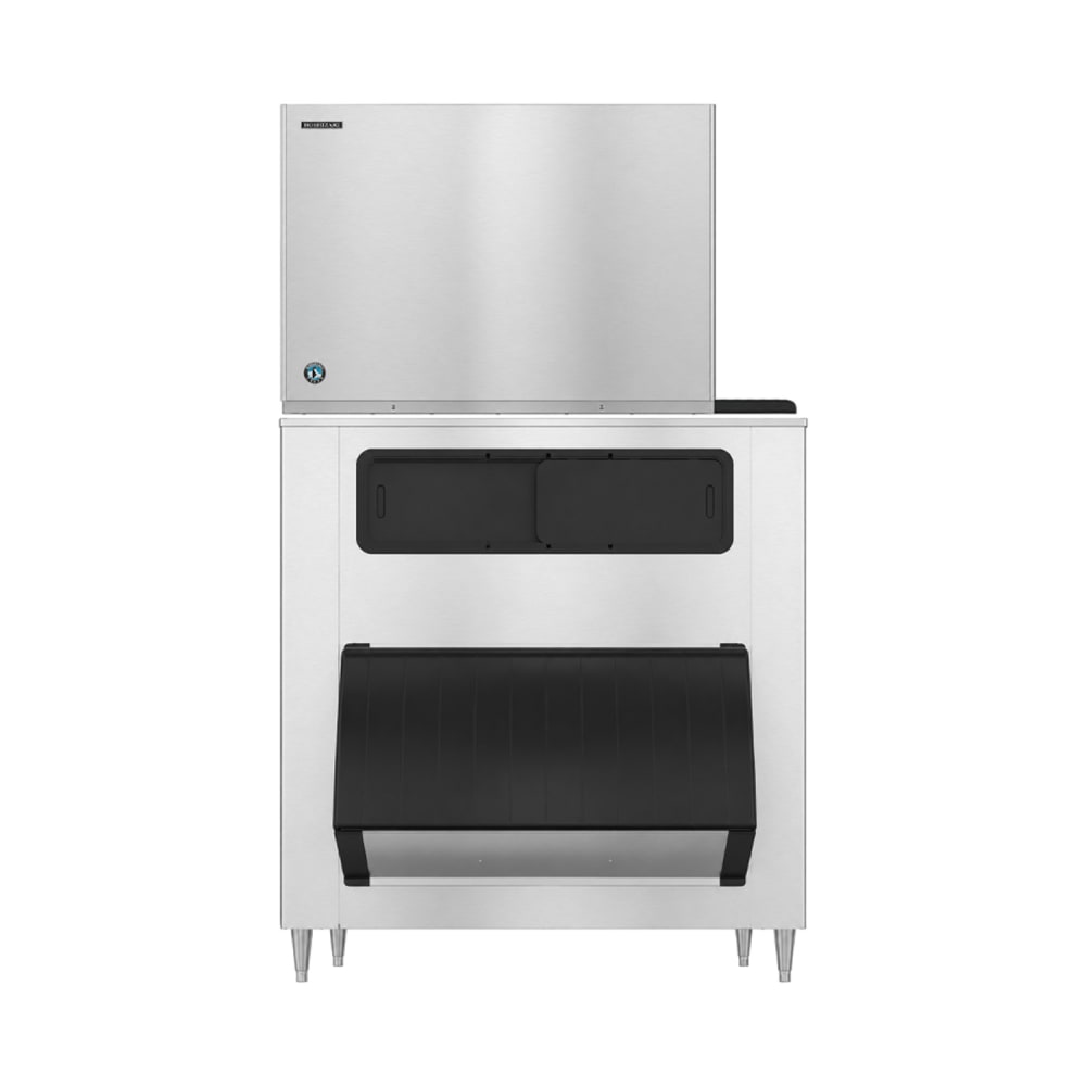 440-KM1601SWJB1500 1660 lb KM Series Crescent Cube Ice Machine w/ Bin - 1500 lb Storage, Water Co...