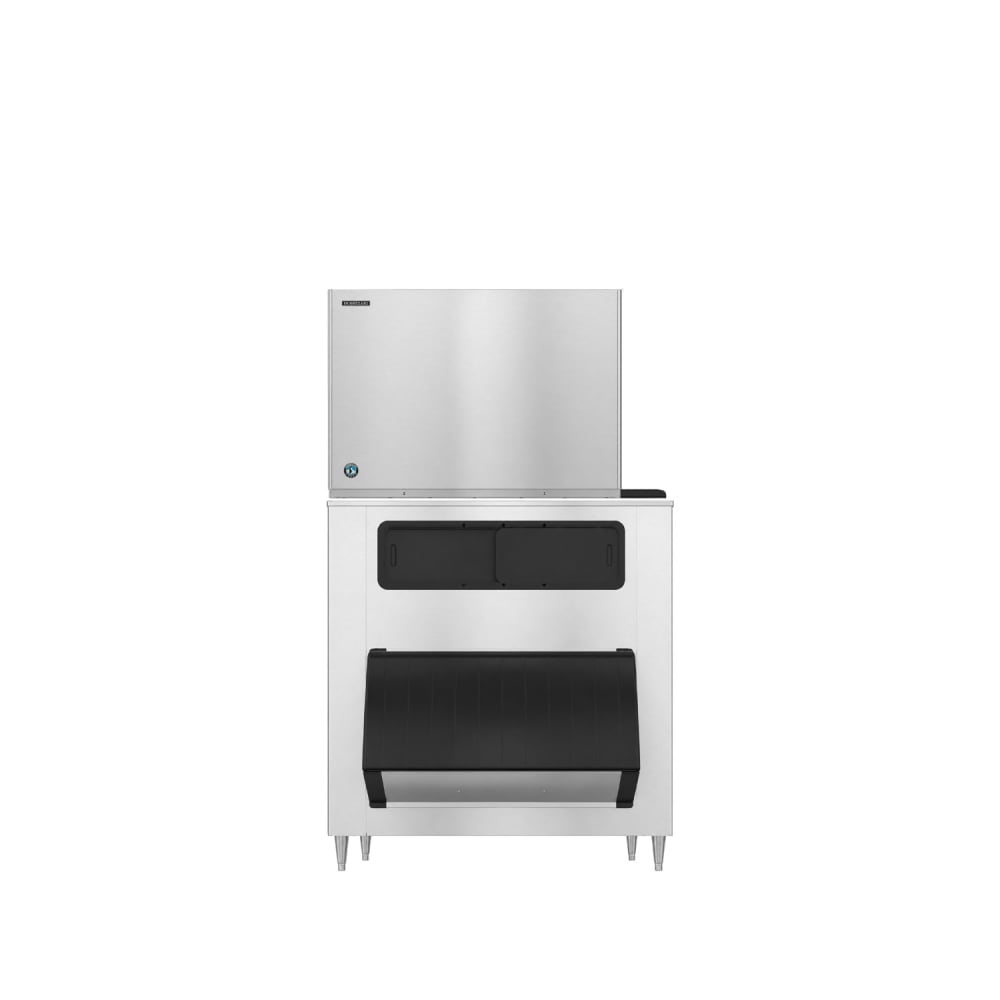 440-KM1601SWJ3B1500 1671 lb KM Series Crescent Cube Ice Machine w/ Bin - 1500 lb Storage, Water C...
