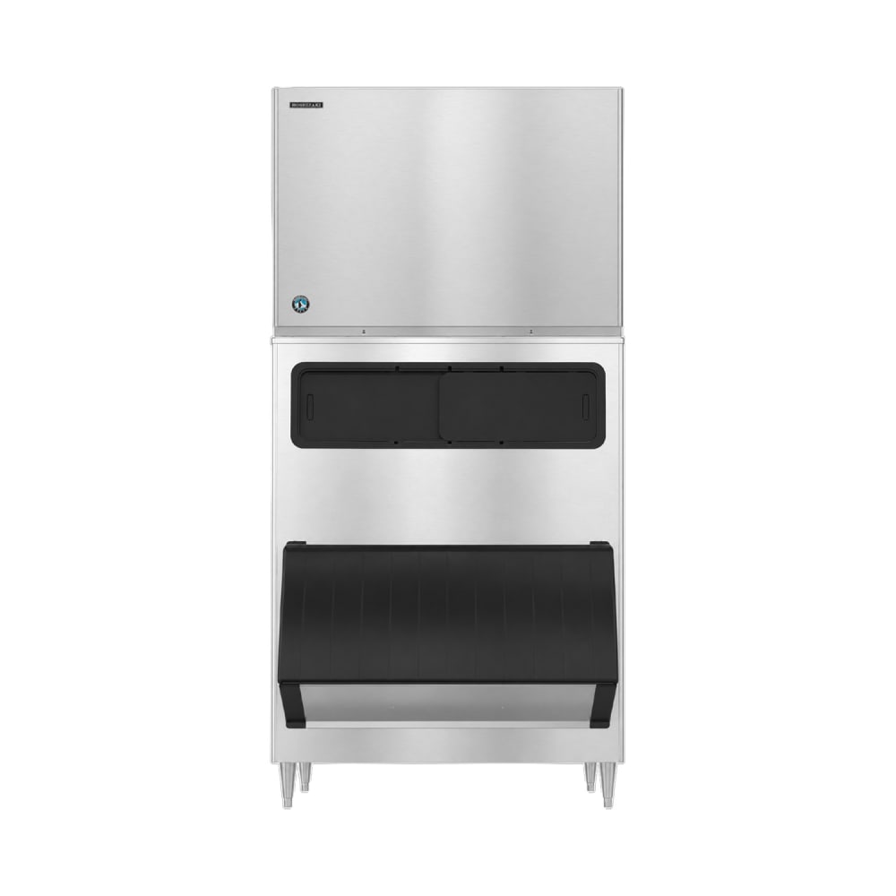 440-KM1601SWJB1300 1660 lb KM Series Crescent Cube Ice Machine w/ Bin - 1304 lb Storage, Water Co...