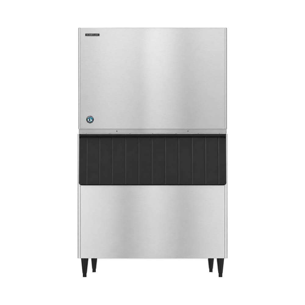440-KM1601SWJB800 1660 lb KM Series Crescent Cube Ice Machine w/ Bin - 800 lb Storage, Water Cool...