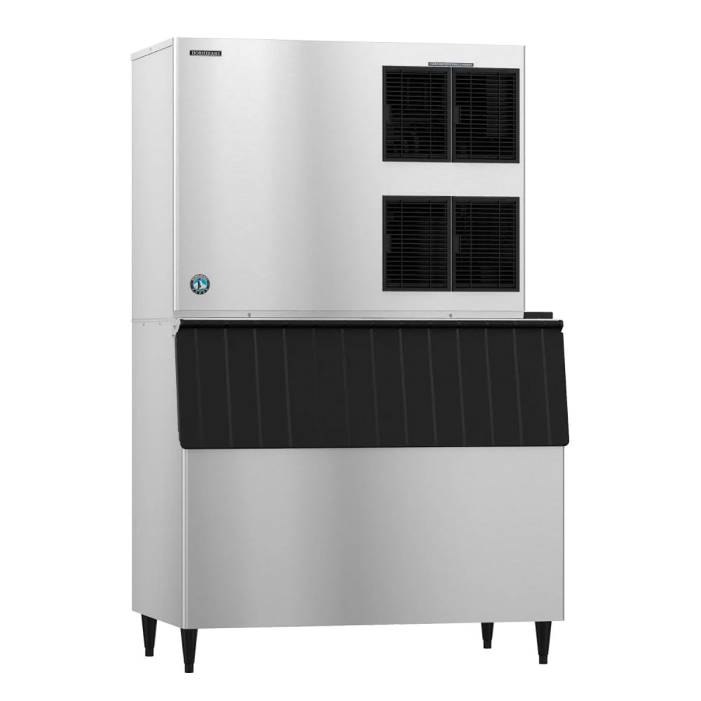 440-KM1900SAJB900HS2 1875 lb KM Series Crescent Cube Ice Machine w/ Bin - 900 lb Storage, Air Coo...