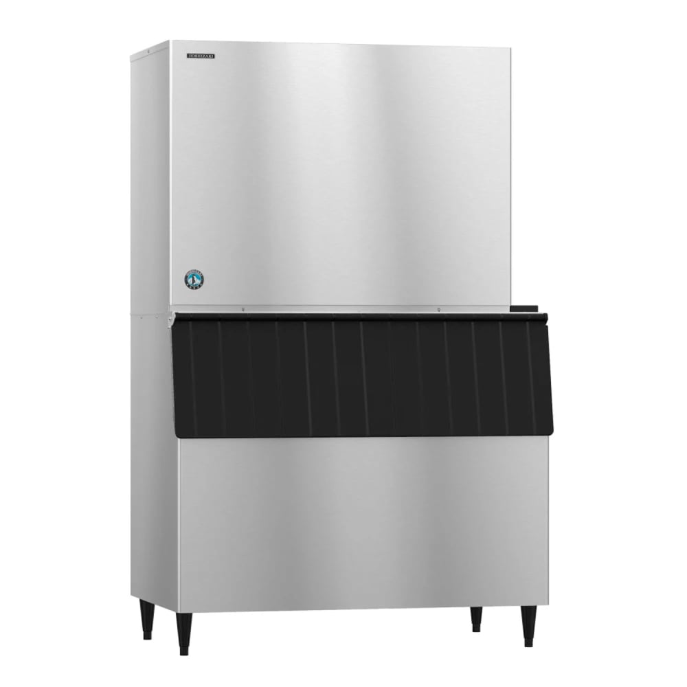 440-KM1900SWJ3B900HS 1880 lb KM Series Crescent Cube Ice Machine w/ Bin - 900 lb Storage, Water C...
