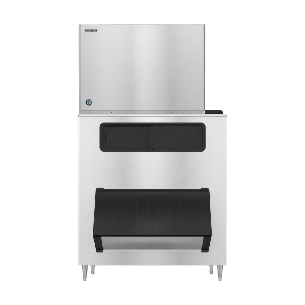 440-KM1601SWJ3B1650 1671 lb KM Series Crescent Cube Ice Machine w/ Bin - 1605 lb Storage, Water C...