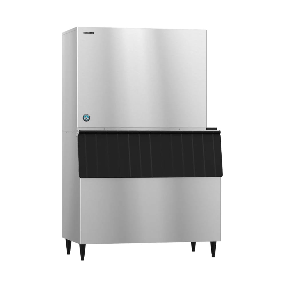 440-KM1900SWJB900HS2 1880 lb KM Series Crescent Cube Ice Machine w/ Bin - 900 lb Storage, Water C...