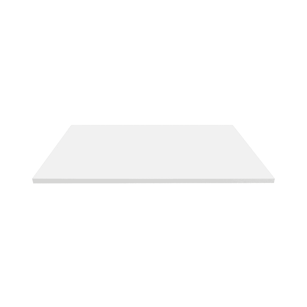 628-Q41324X30 24" x 30" Rectangular Quartz Table Top, Winter White
