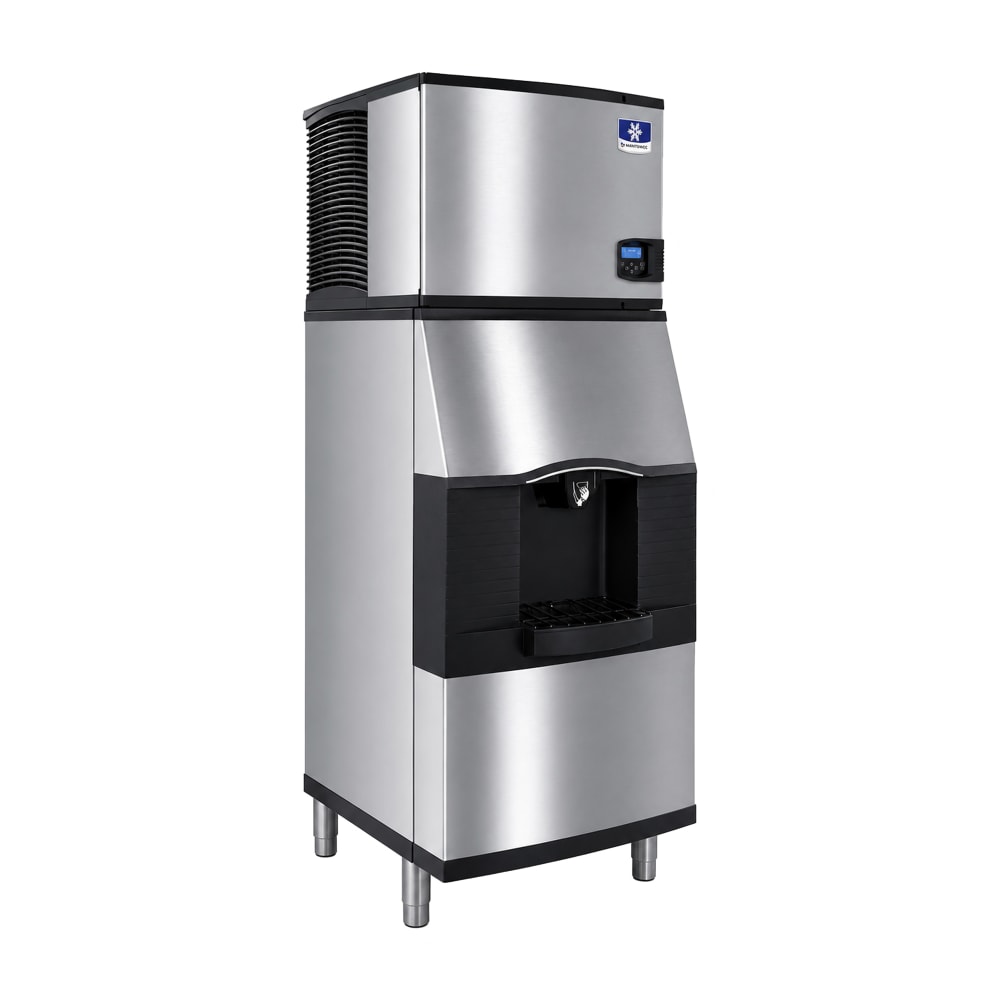 399-IDT0420WSFA191 442 lb Full Cube Ice Machine w/ Water & Ice Dispenser - 120 lb Capacity, B...
