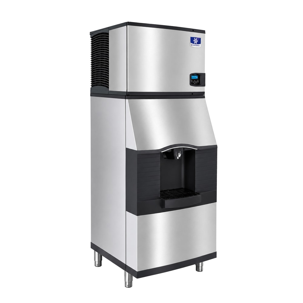 399-IDT0450A161SPA31 483 lb Full Cube Ice Machine w/ Ice Dispenser - 180 lb Storage, Bucket Fill,...