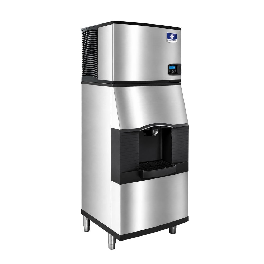 399-IDT0500A161SPA31 515 lb Full Cube Ice Machine w/ Ice Dispenser - 180 lb Storage, Bucket Fill,...