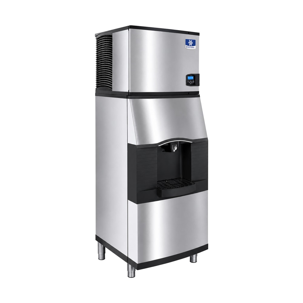 399-IDT1200WSPA310 1078 lb Full Cube Ice Machine w/ Ice Dispenser - 180 lb Storage, Bucket Fill,...