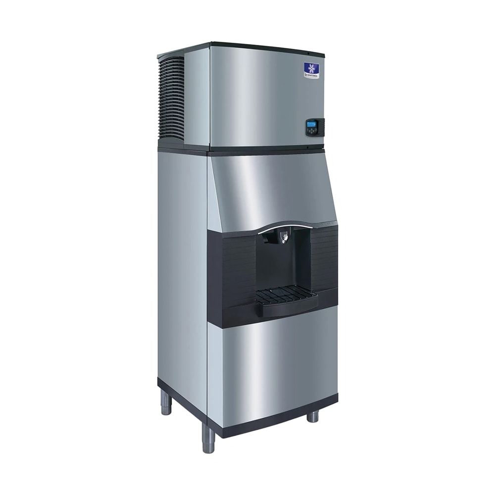 399-IDT0420A161SFA19 463 lb Full Cube Ice Machine w/ Water & Ice Dispenser - 120 lb Storage,...