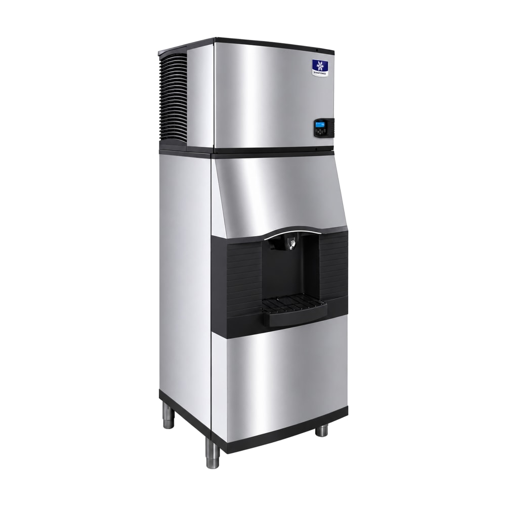 399-IDT1200ASPA310 1196 lb Full Cube Ice Machine w/ Ice Dispenser - 180 lb Storage, Bucket Fill,...