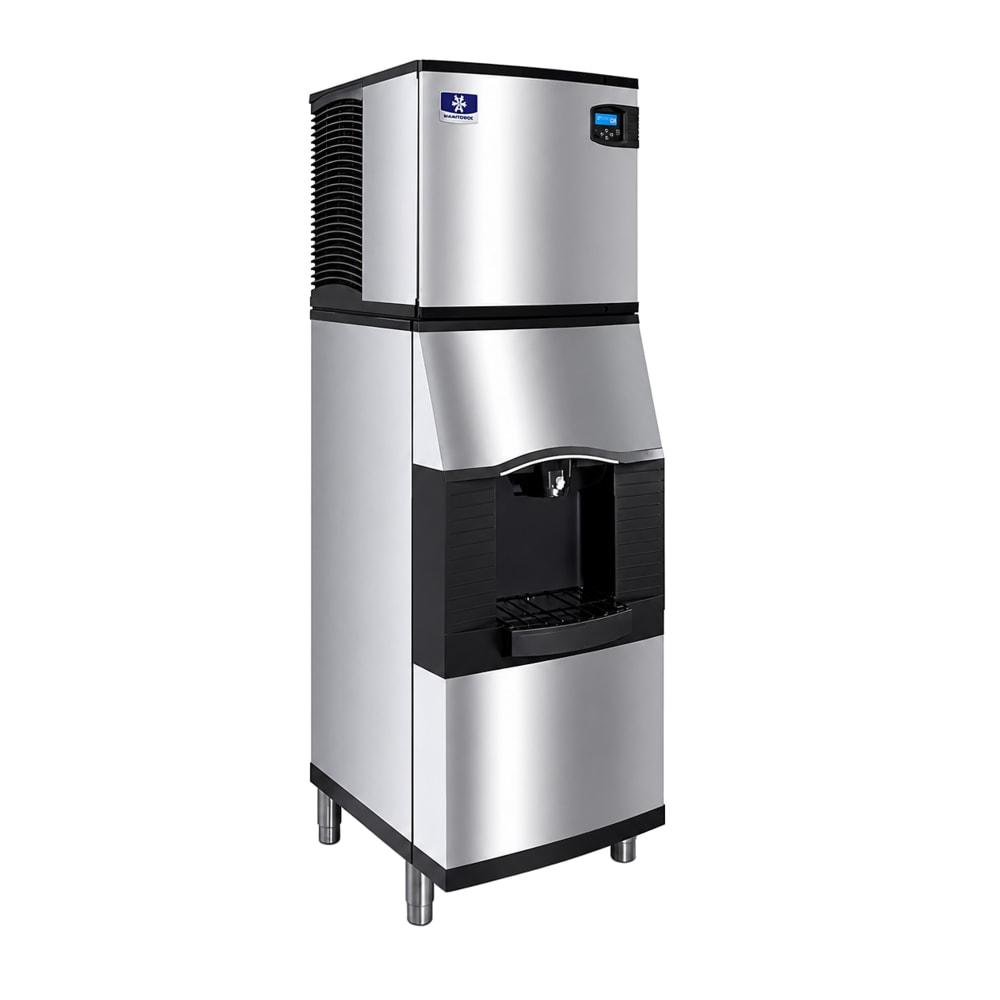 399-IDT1200ASFA291 1196 lb Full Cube Ice Machine w/ Water & Ice Dispenser - 180 lb Storage, B...