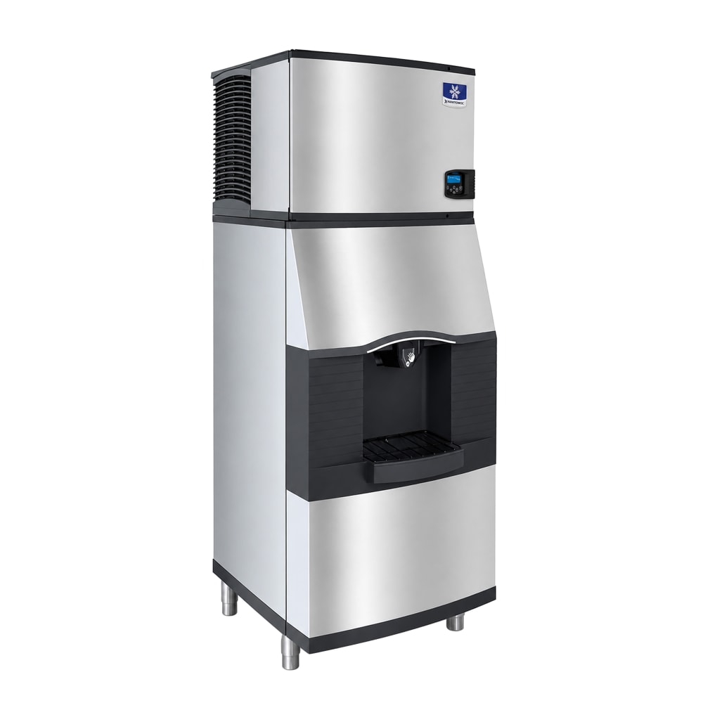 399-IDT0450A161SFA29 483 lb Full Cube Ice Machine w/ Water & Ice Dispenser - 180 lb Storage,...