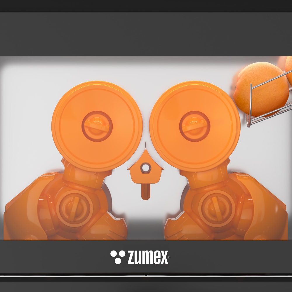 Zumex 12261 Cold Press Automatic Feed Citrus Juicer - (40) Fruits ...