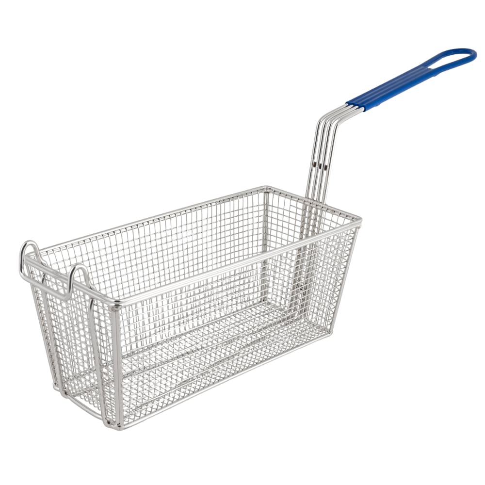 080-FB20 Fryer Basket w/ Coated Handle & Front Hook, 13 1/4" x 5 5/8" x 5 5/8"