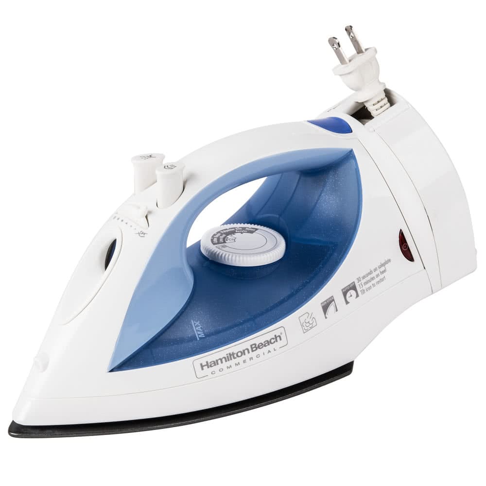041-HIR400R Mid-Size Iron w/ Auto Shut-Off - Blue/White, 120v