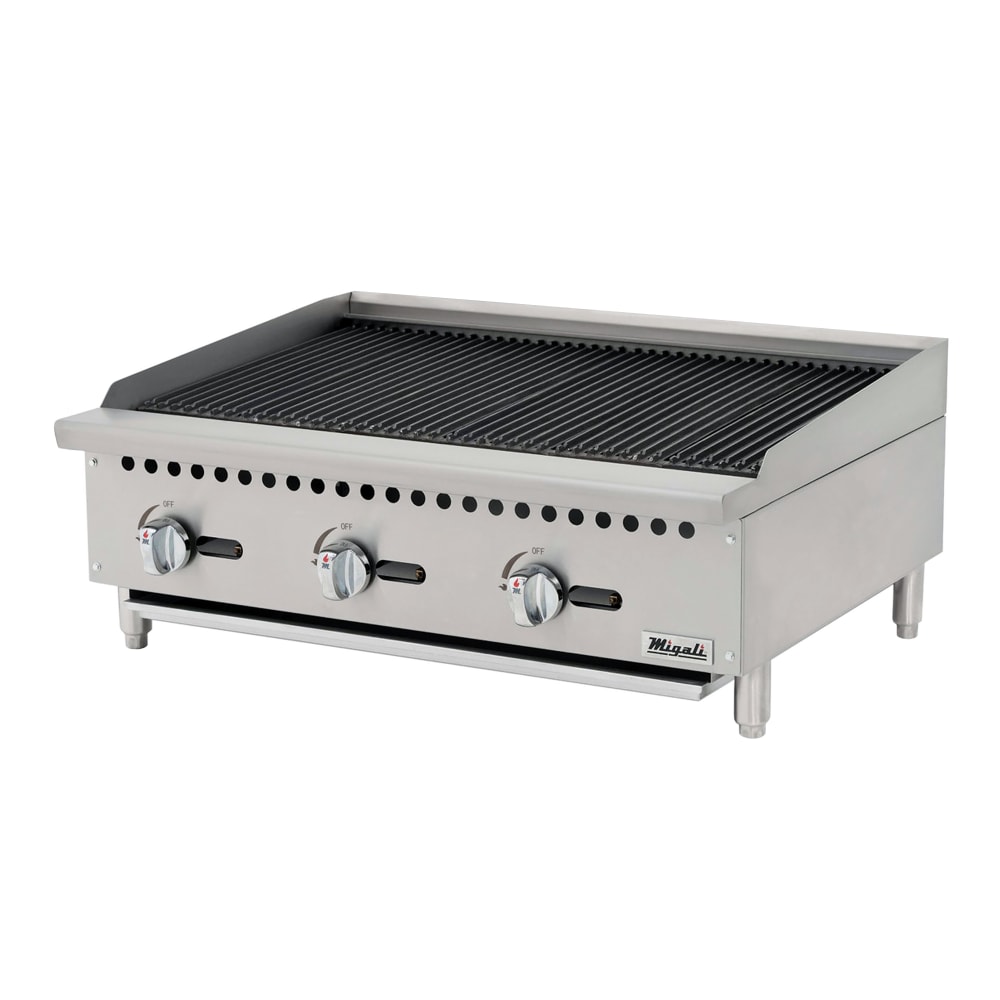 338-CRB36 36" Natural Gas Charbroiler w/ Cast Iron Grates, 105,000 BTU