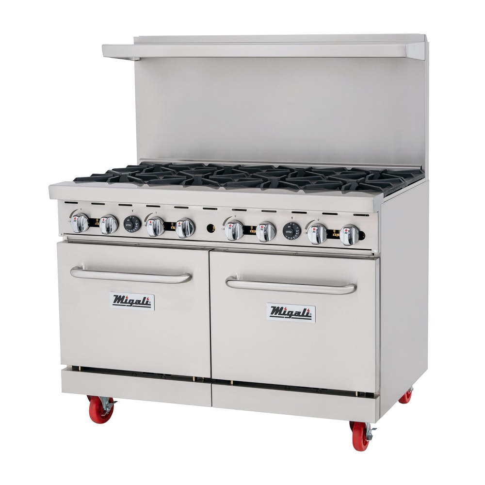 338-CRO8LP 48" 8 Burner Gas Range w/ 2 Standard Ovens, Liquid Propane
