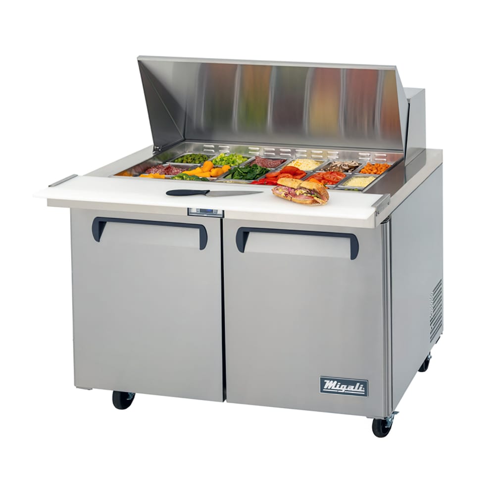 338-CSP4818BTHC 48 1/5" Competitor Series® Sandwich/Salad Prep Table w/ Refrigerated Base, 1...
