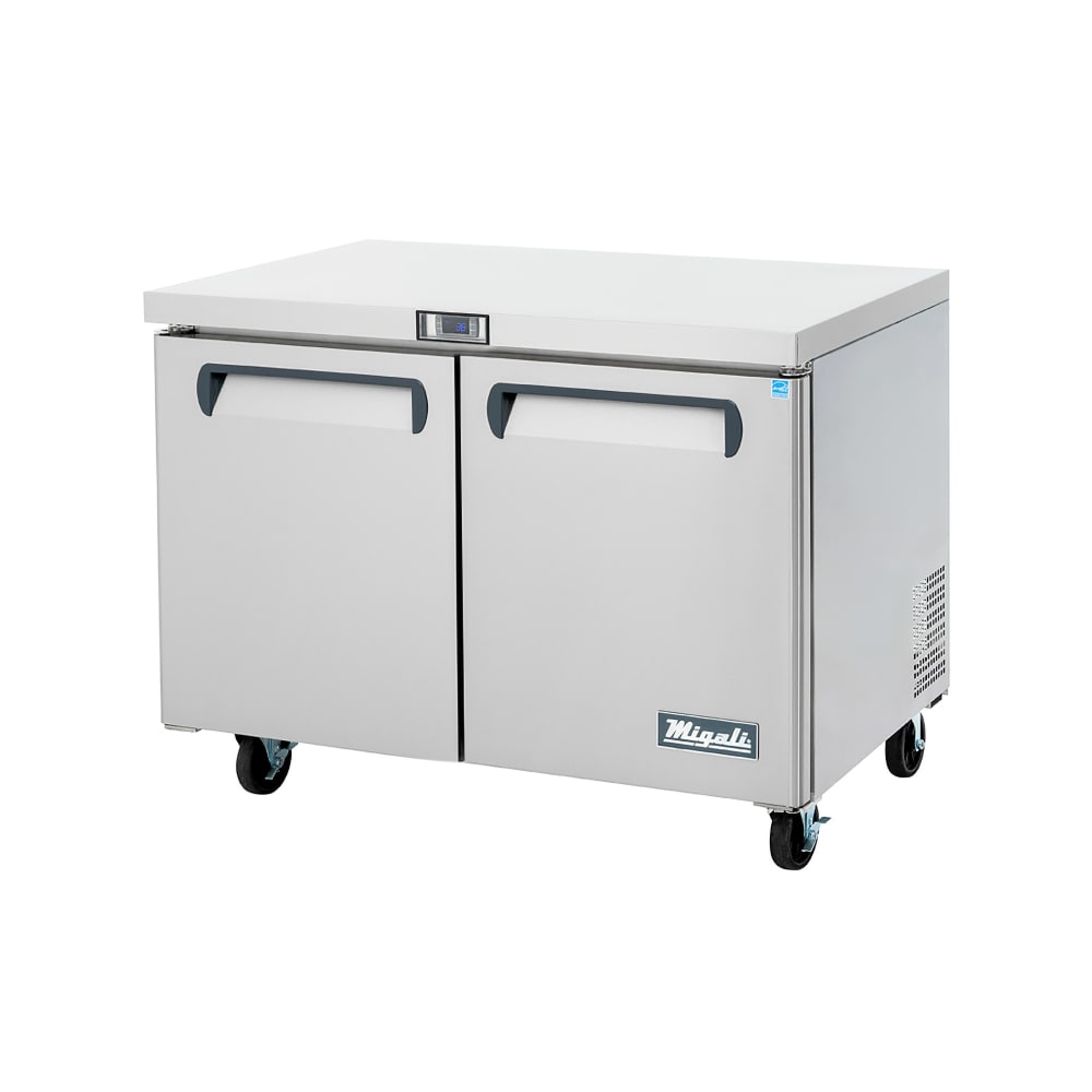 338-CU48RHC 48 1/5" W Undercounter Refrigerator w/ (2) Sections & (2) Doors, 115v