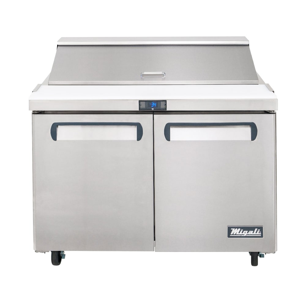 338-CSP4812HC 48 1/5" Competitor Series® Sandwich/Salad Prep Table w/ Refrigerated Base, 115...