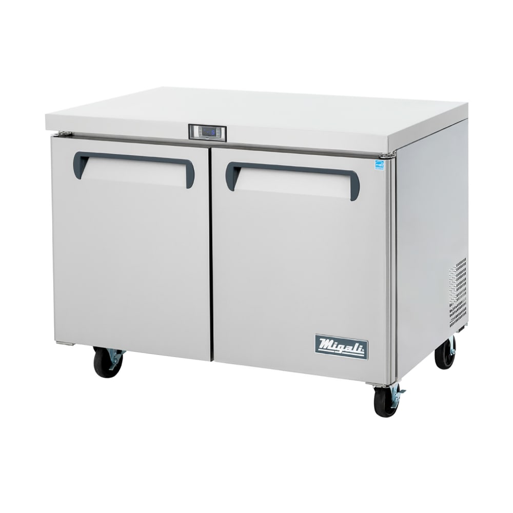 338-CU48FHC 48 1/4" W Undercounter Freezer w/ 2 Solid Doors, 115v