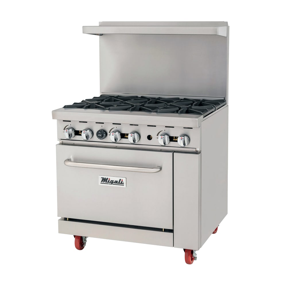 338-CRO6LP 36" 6 Burner Gas Range w/ Standard Oven, Liquid Propane