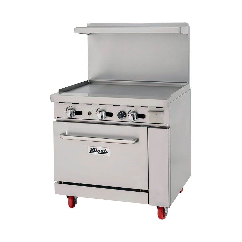 338-CRO36GLP 36" Gas Range w/ Full Griddle & Standard Oven, Liquid Propane