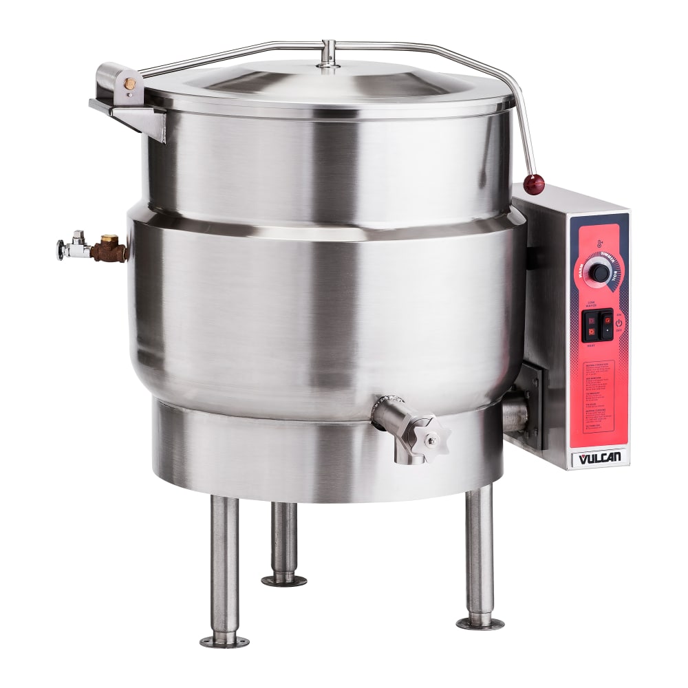 207-K40EL2403 40 gal Steam Kettle - Stationary, 2/3 Jacket, 240v/3ph