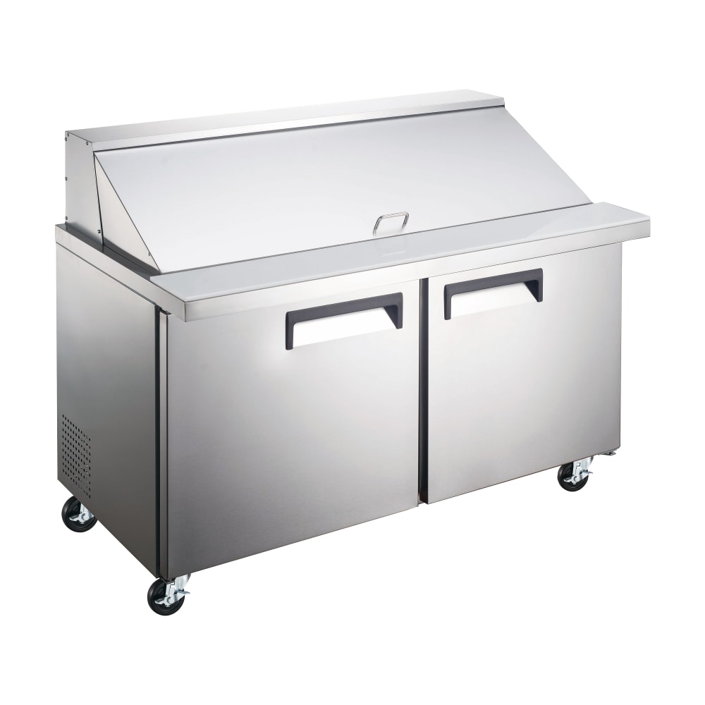 056-GRSLM2D 47" Mega Top Sandwich/Salad Prep Table w/ Refrigerated Base, 115v